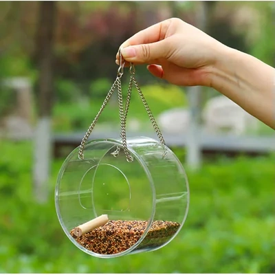 Acrylic Bird Food Box