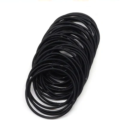 Black Elastic Hair Bands Ponytail Holder Head Rope Ties Hats Hair Styling Kids Girl Accessories Scrunchie