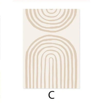Scandinavian abstract painting poster wall picture