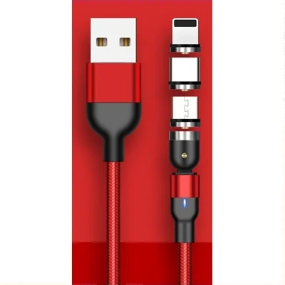 Rotating magnetic data cable