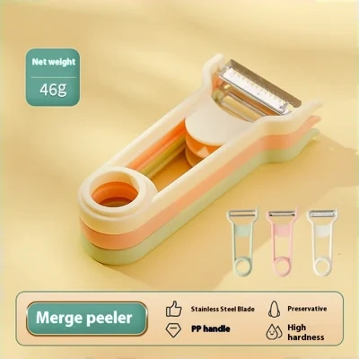 3 In 1 Cheese Grater Portable Handheld Stainless Steel Vegetable Grater Kitchen Tools Efficient Food Graters Home Kitchen Gadgets