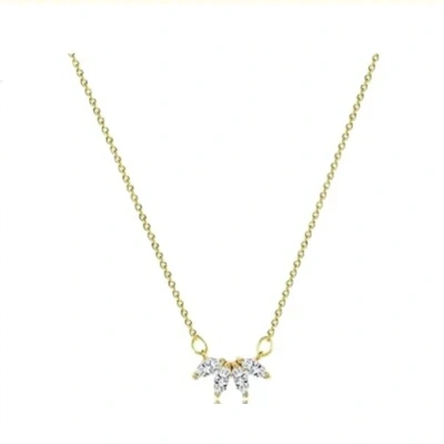 Fashion Jewelry Minimalist Shining Flower Petal Necklace For Women Girls Lotus Flower Pendant Necklace Female Party Anniversary Jewelry Gift