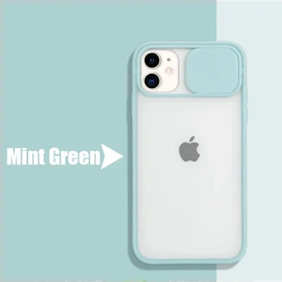 Frosted frame lens phone case