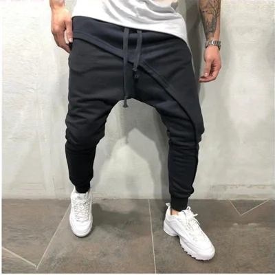 Jogging Hip Hop Slim Casual Sports Drawstring Pants Men