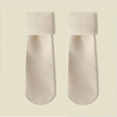 Fleece Lined Padded Warm Keeping Snow Socks Tube Socks