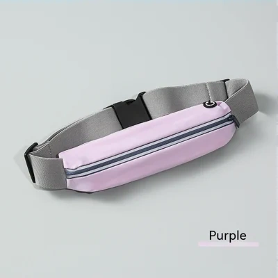 Men's And Women's Outdoor Sports Waist Bag Gym Bag Waterproof Storage Bag Sports Bag Invisible Ultra-thin Mini Small Waist Bag