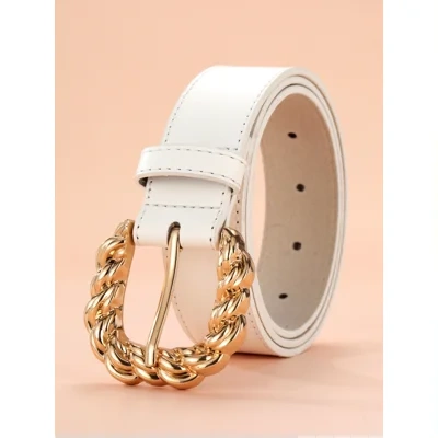 New Women's Simple All-match Dress Pants Decorative Belt