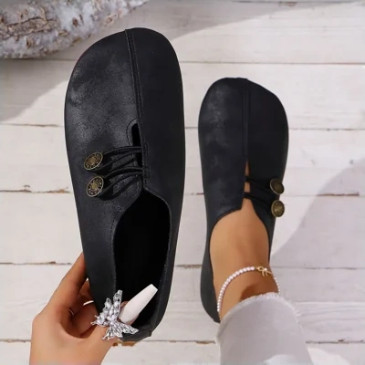 Ins Square Toe Slip-on Sandals Summer Fashion Soft Flat Shoes For Women