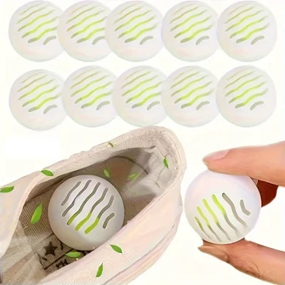 Shoe Deodorant Balls, Shoe Deodorizer, Shoe Balls Odor Eliminator, Shoe Odor Refreshing Balls Car Air Freshener Deodorizer Ball For Shoes Gym Bags