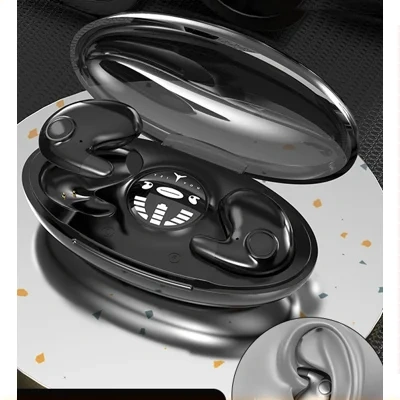 Mini Invisible Sleep Wireless Bluetooth Headset Stereo Sport Game Earphone With Fast Charging Case High Sound Quality Headphone