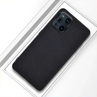 Mobile Phone Case Canvas Pattern Soft Edge Protective Cover Creative Back Shell