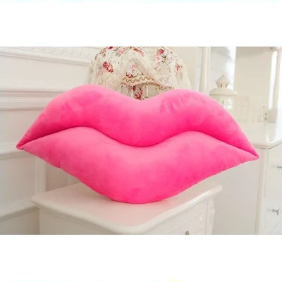 Creative sexy plush big lips pillow
