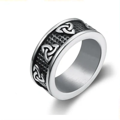 Trinity Symbol Ring 925 Sterling Silver