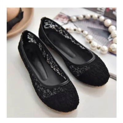Hollow Breathable Lace Mesh Shoes For Women