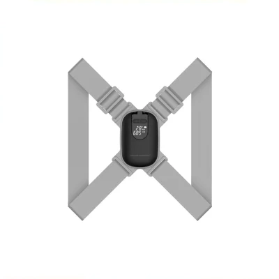 Adjustable Anglel Smart Posture Corrector For Adults Children Correct Hunchback Clavicle Support Trainer Upper Back Brace Black