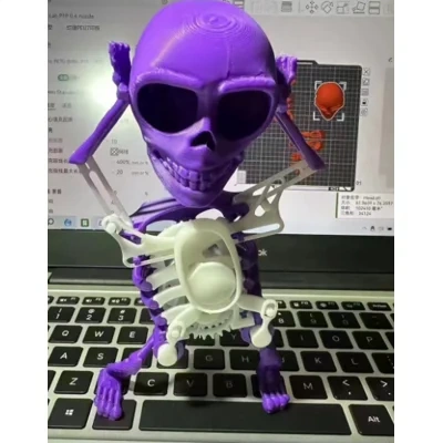 3D Model Mini Skull Printing Customized Funny Style Lucky Toy Finished Product Decompression Tool