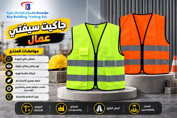 جاكيت سيفتي عمال