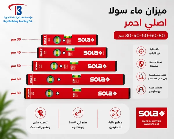 ميزان ماء سولا الأصلي الأحمر