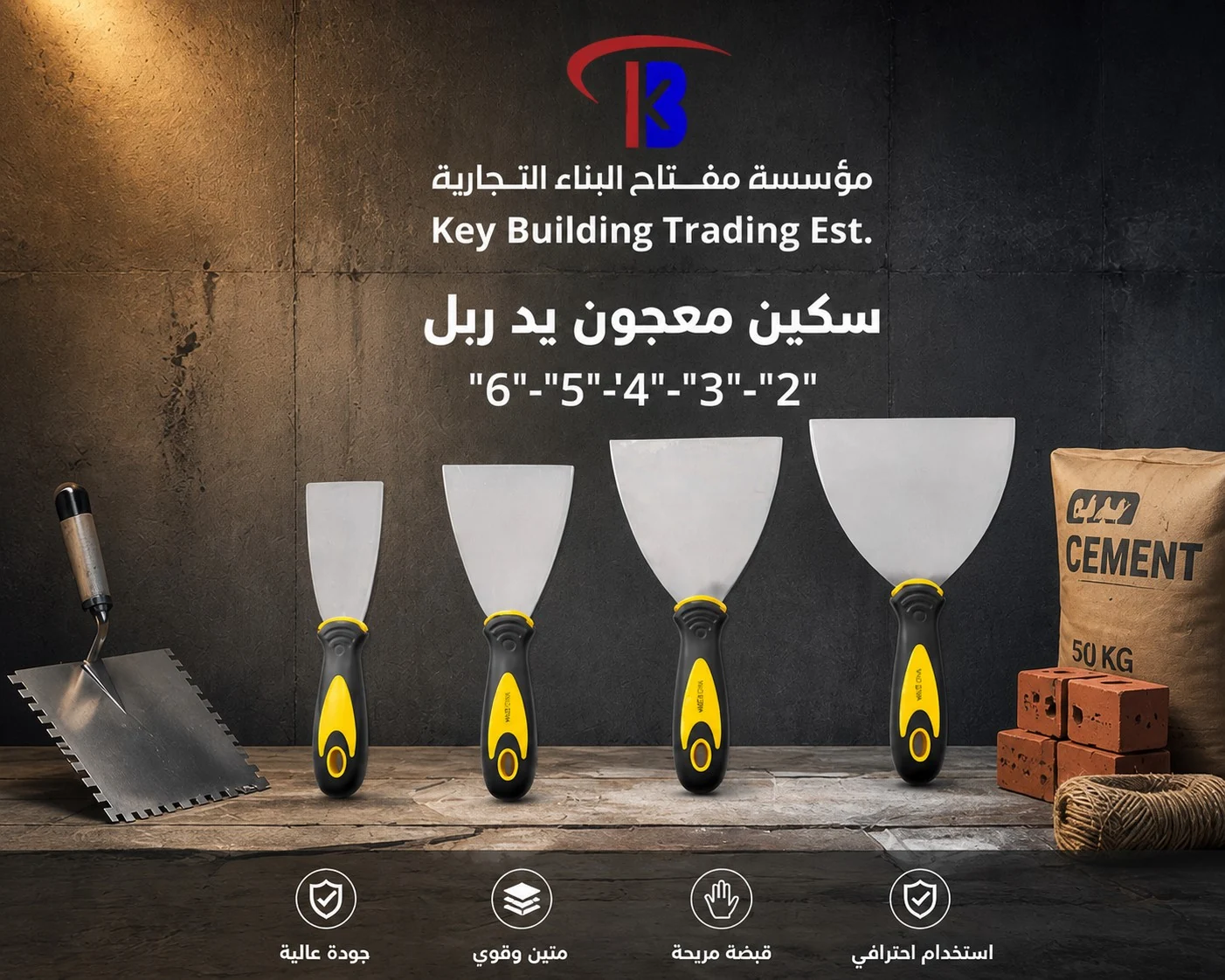 سكين معجون يد فيبر — image 1